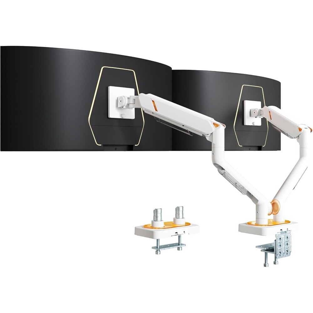 ARES WING Monitor Arm for 17"-45", Ultrawide Dual Monitor Mount Holds up to 44lb